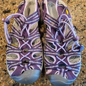 Women's Keen purple sandles size 7